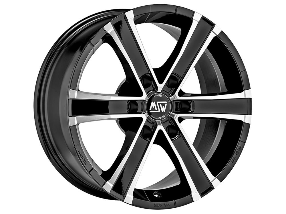 Cerchio MSW: SAHARA 6 MSW / GLOSS BLACK FULL POLISHED